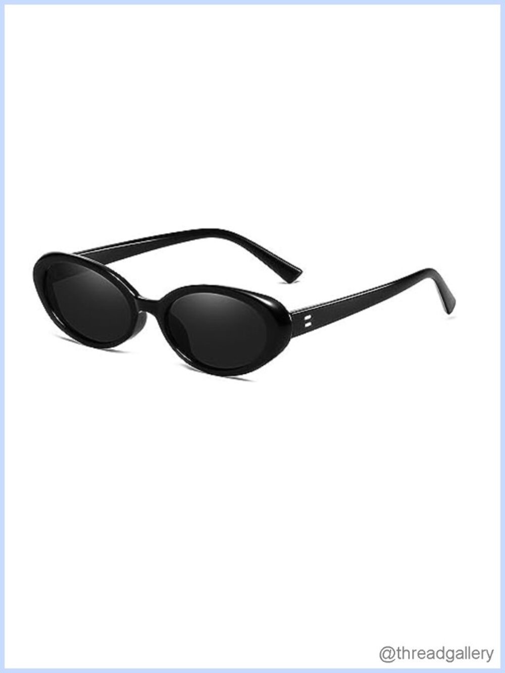Retro Oval Cat Eye Sunglasses UV Protection Unisex Adult Outdoor